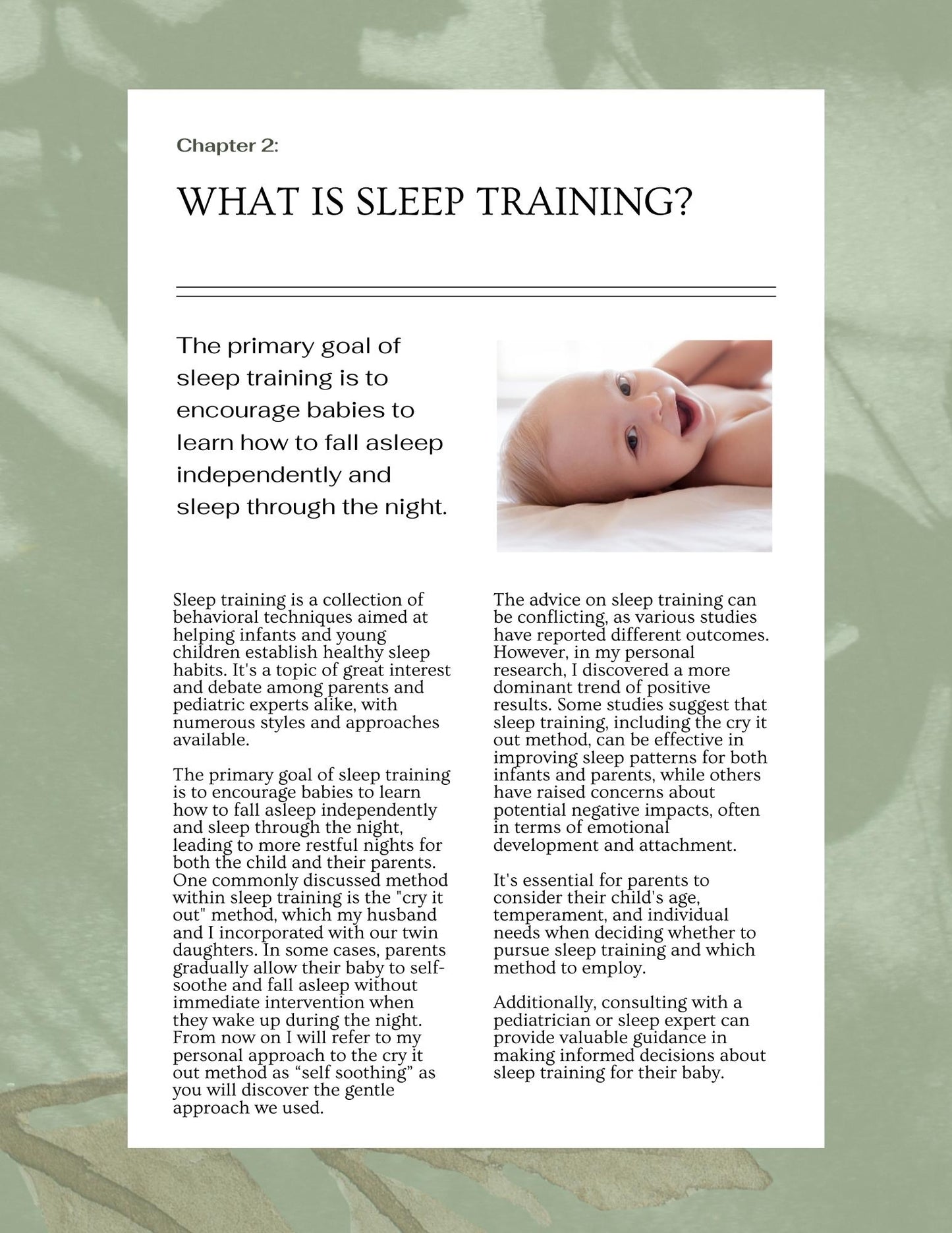 Gentle Sleep Training Success Download