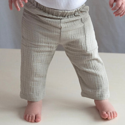 Beige Muslin Pant - imonlylittle