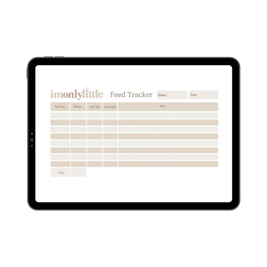 Feed Tracker & Schedule Download - imonlylittle