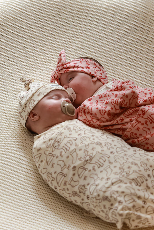 Merry Swaddle & Beanie Set PREORDER