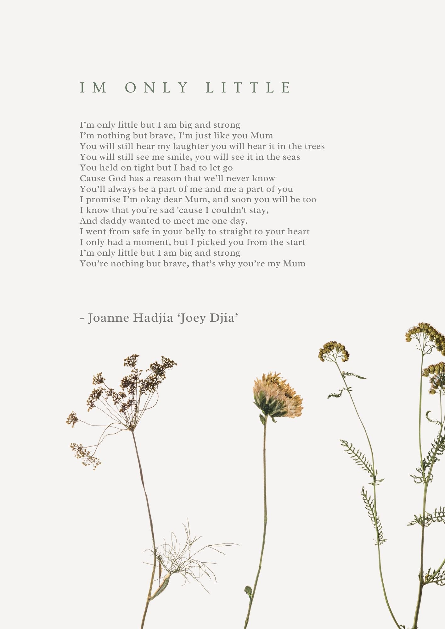 Miscarriage Poem Downloads - imonlylittle