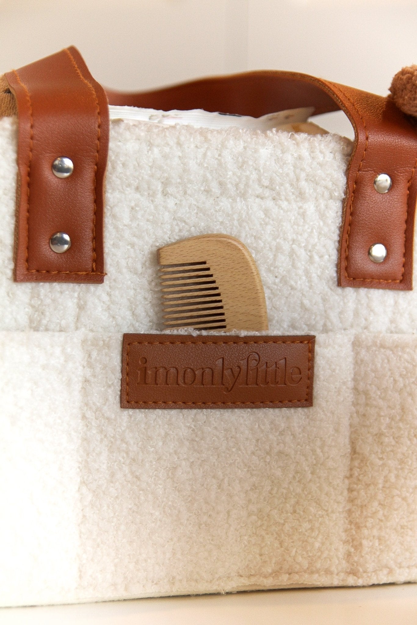 Pocketed Caddy (Brown Leather) - imonlylittle